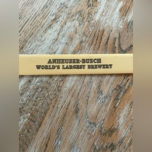 Antique Anheuser-Busch Celluloid Beer Foam Scraper🍺